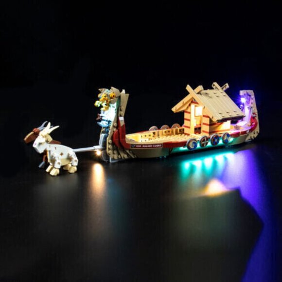 BrickBling LED Light Kit for LEGO Marvel The Goat Boat 76208 Creative Lighting - Picture 3 of 5